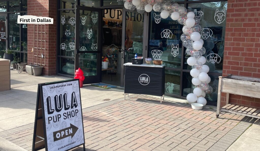 Lula Pup Shop boutique pet store in Dallas TX