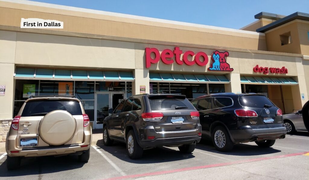 Petco Dallas store with online ordering and curbside pickup available