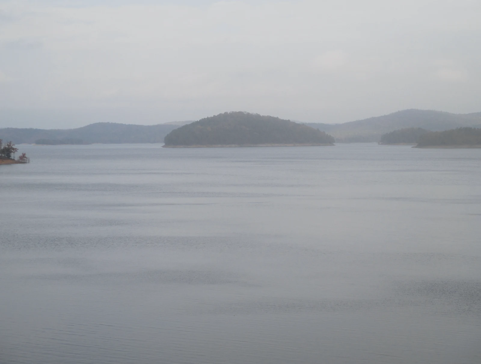 Broken Bow Lake - popular Dallas weekend escape Broken Bow Lake vista at Beavers Bend Resort Park Oklahoma