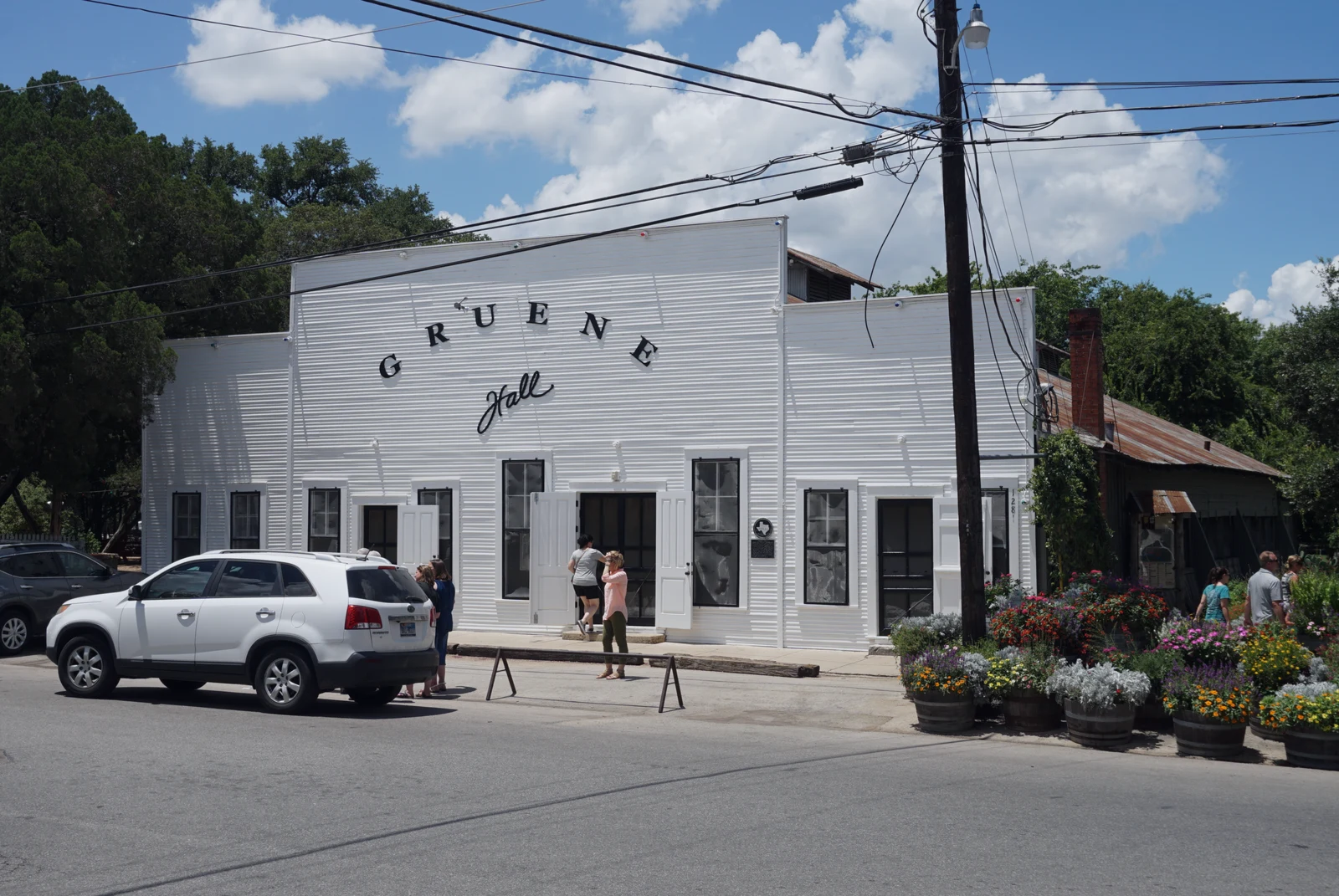 Gruene Hall - oldest dance hall in Texas Gruene Hall exterior oldest dance hall in Texas
